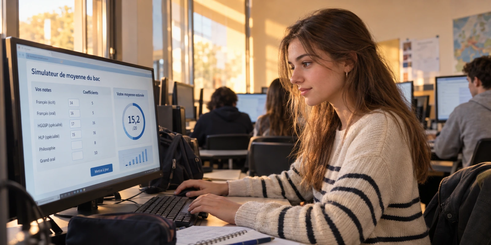 Simulateur Bac et Coefficients du Profil HGGSP-HLP