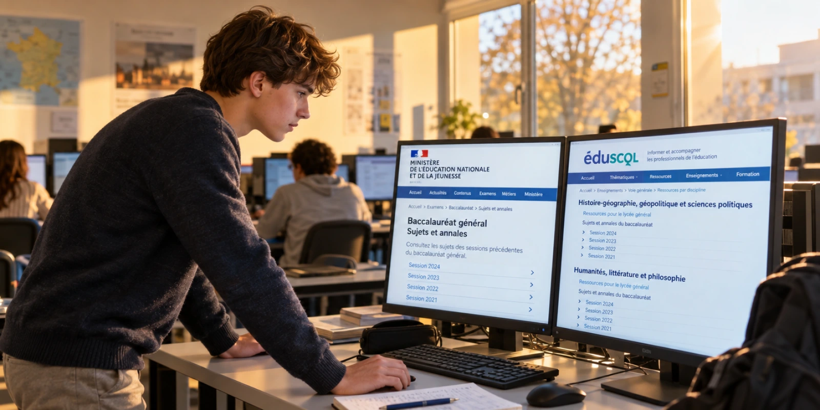 Où Trouver un Sujet Bac Français et des Annales HGGSP-HLP ?